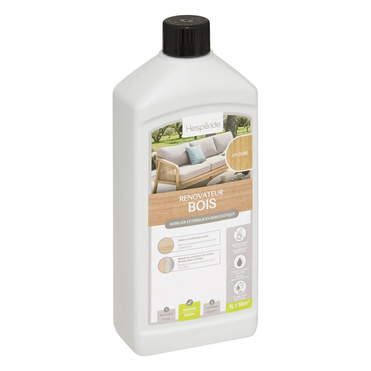 color restorer for exotic wood golden linen finish