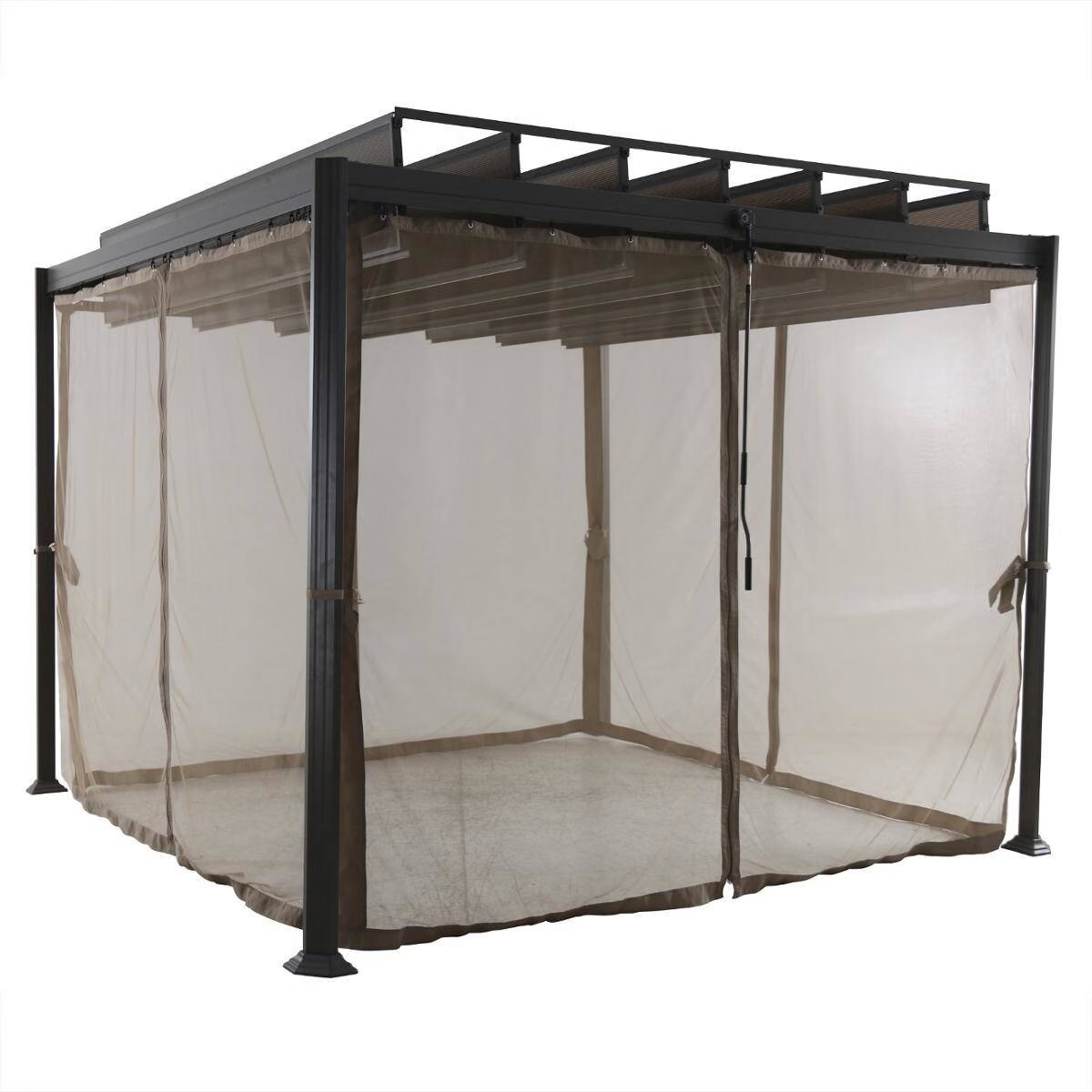 mosquito net for flamenco hazelnut arbour