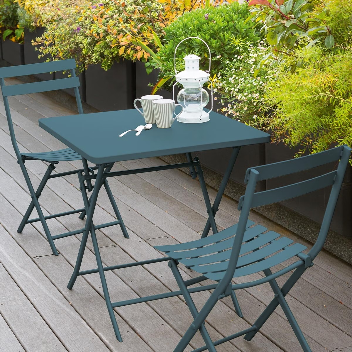 square foldable garden table greensboro teal