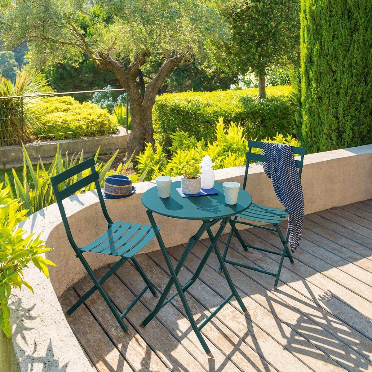 round foldable garden table greensboro teal