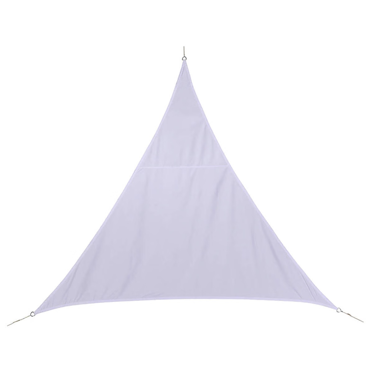 triangular sun shade curacao white