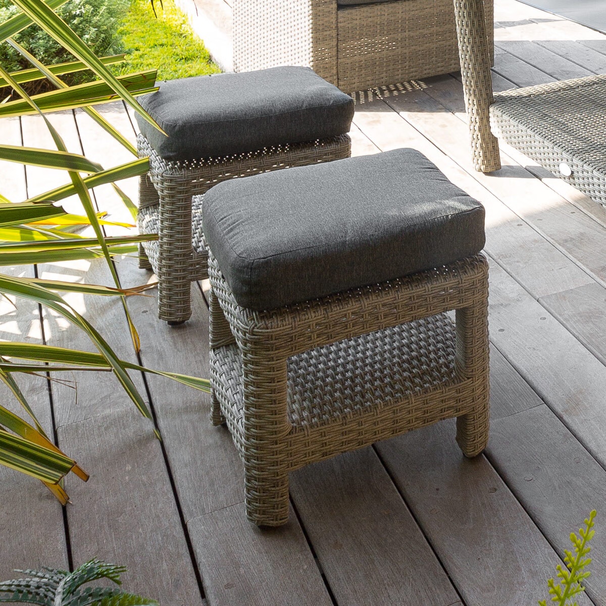 square garden pouffe polynesia havana