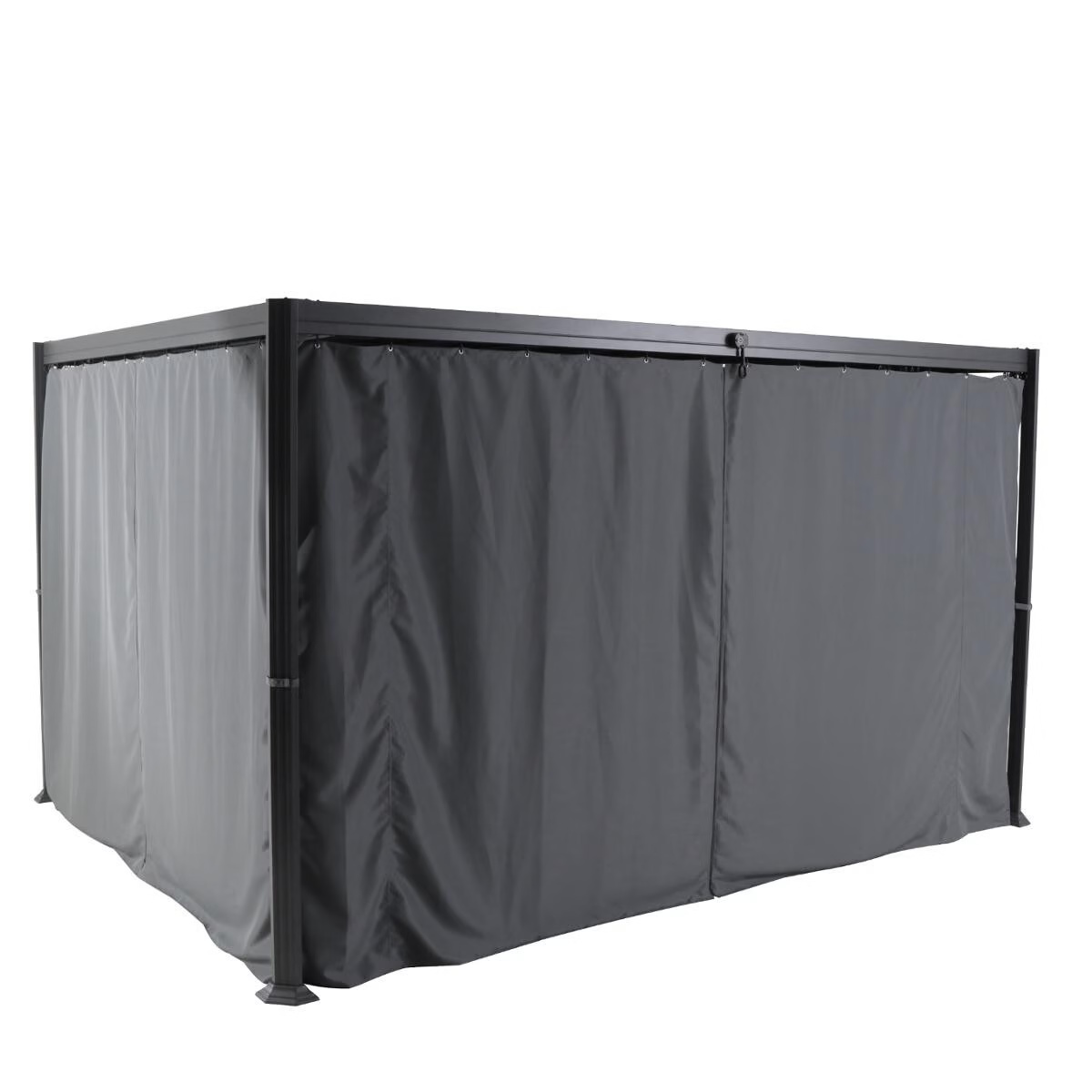gazebo curtains belize slate grey