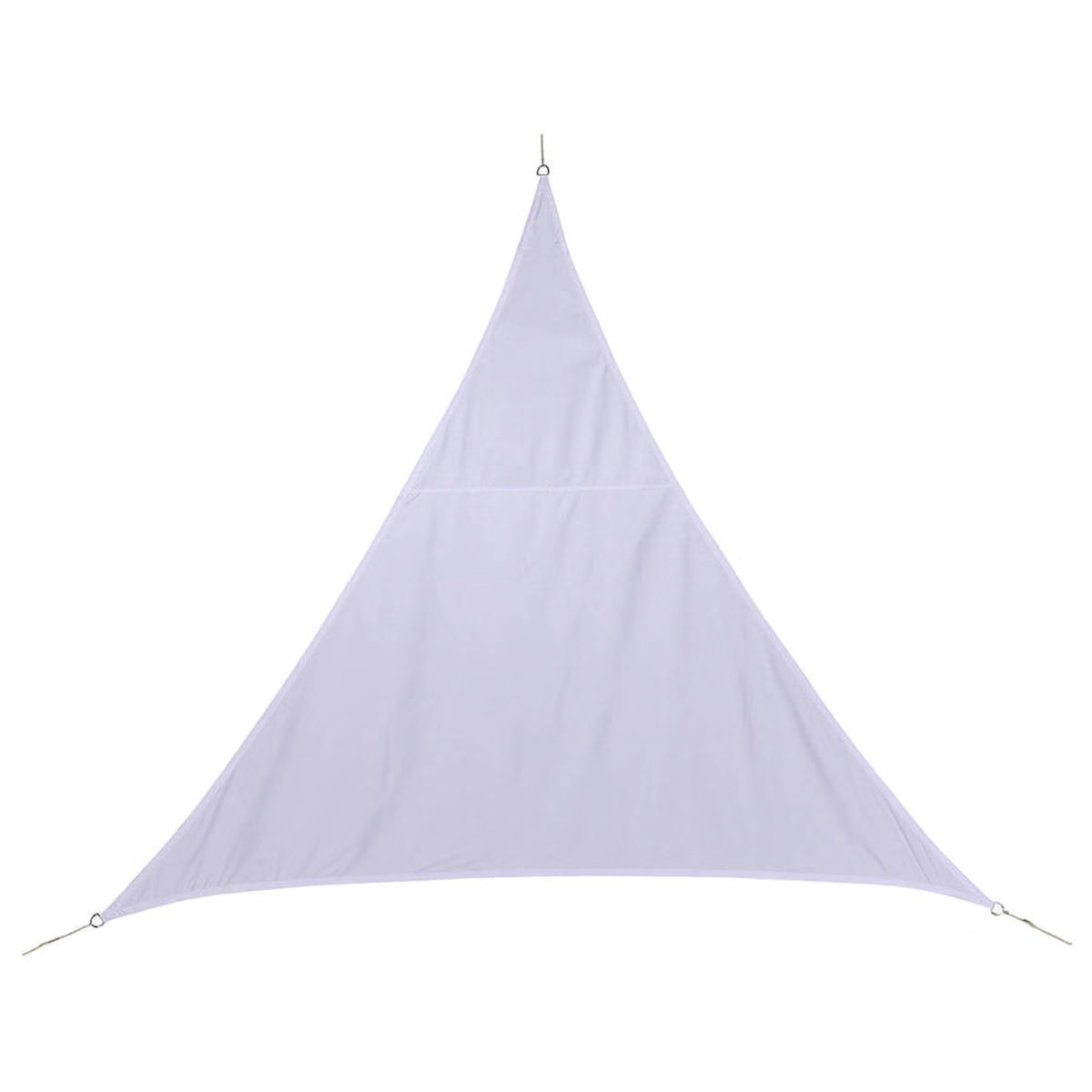 triangular sun shade curacao white