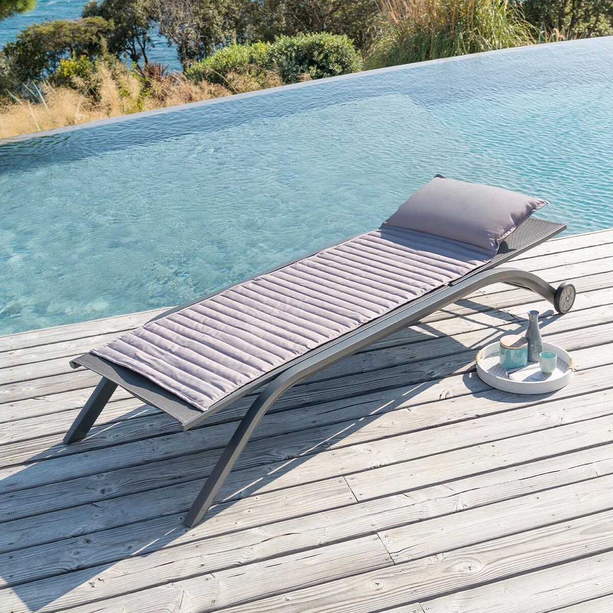 roll up lounger cushion adiya taupe