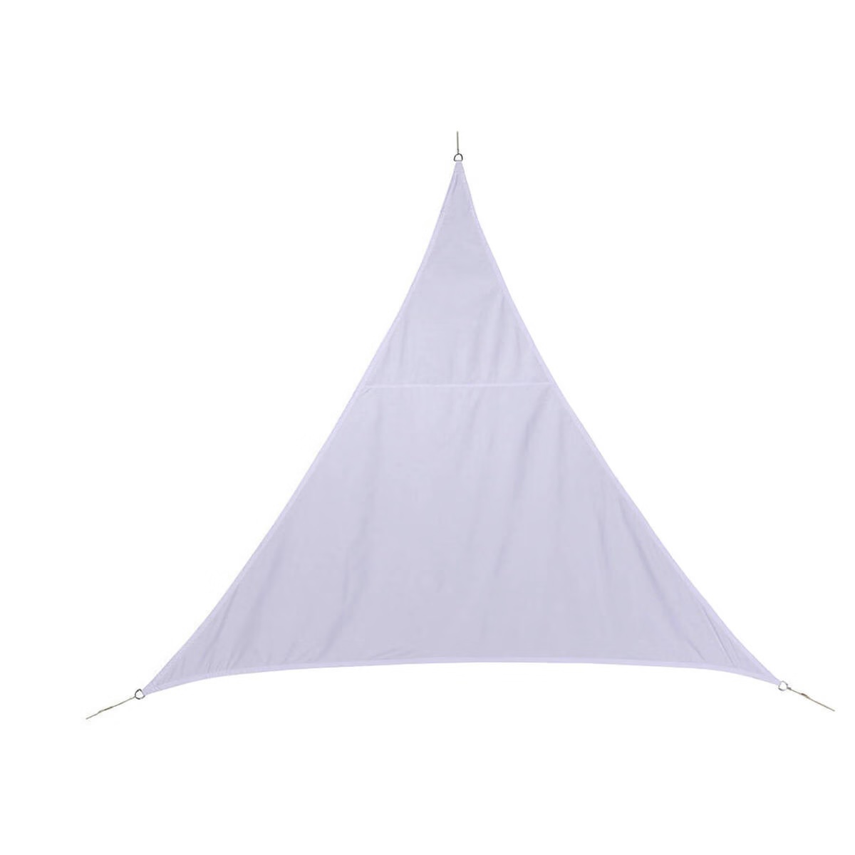 triangular sun shade curacao white