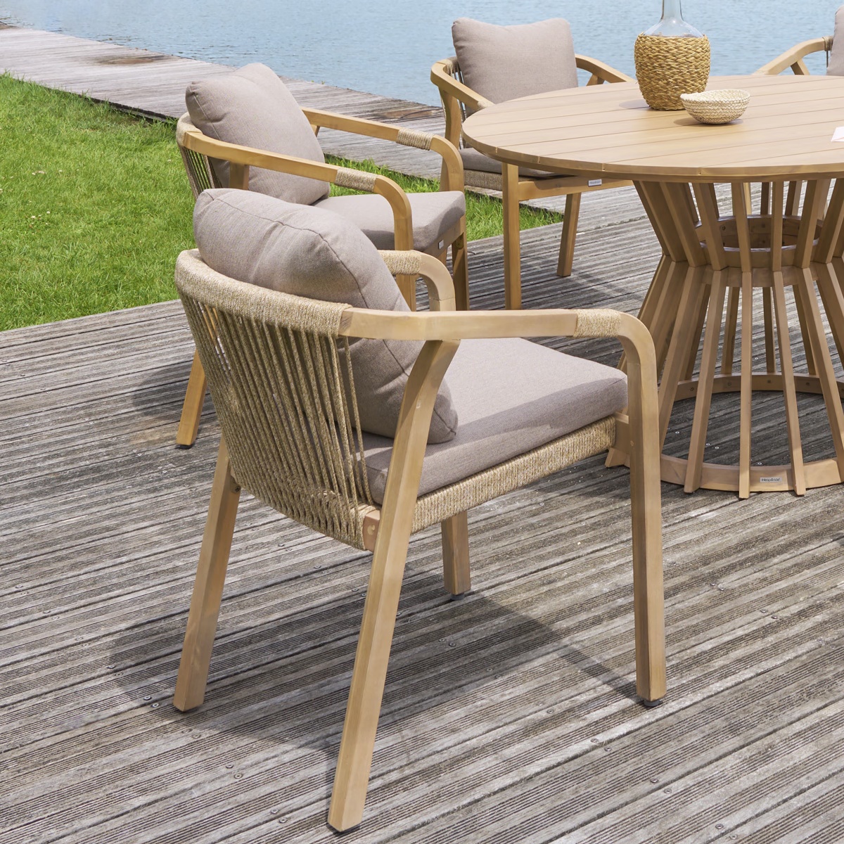garden armchair papouasie acacia