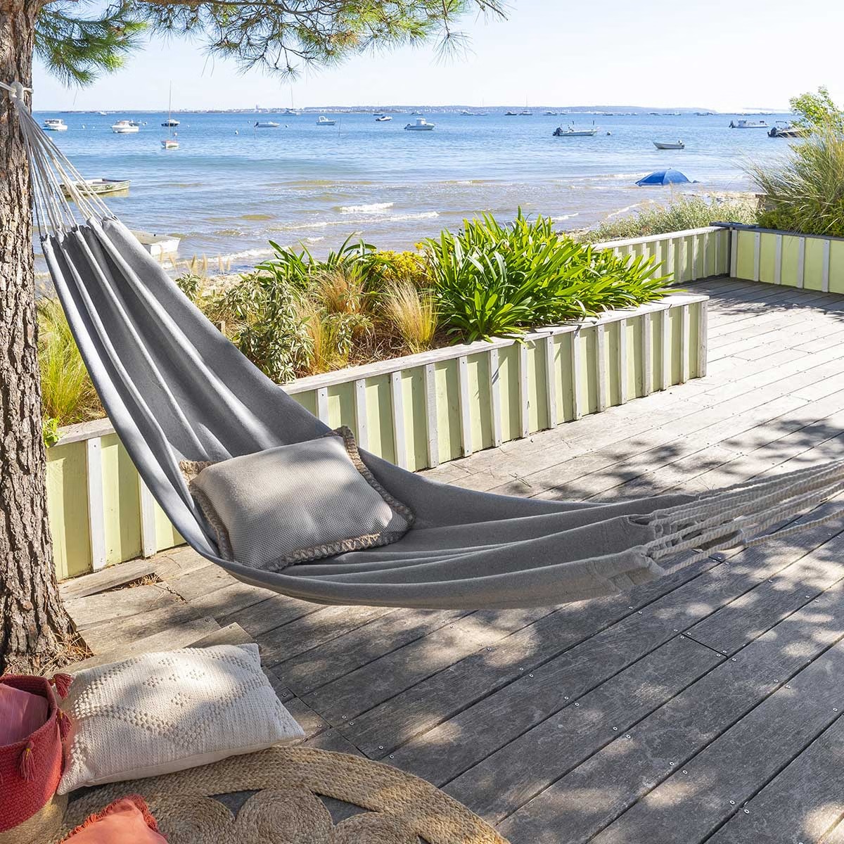 hammock fabric yaqui grey pearl