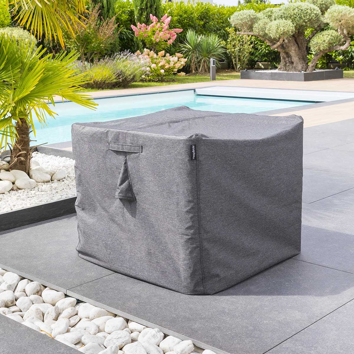 protective cover hambo for square table grey s