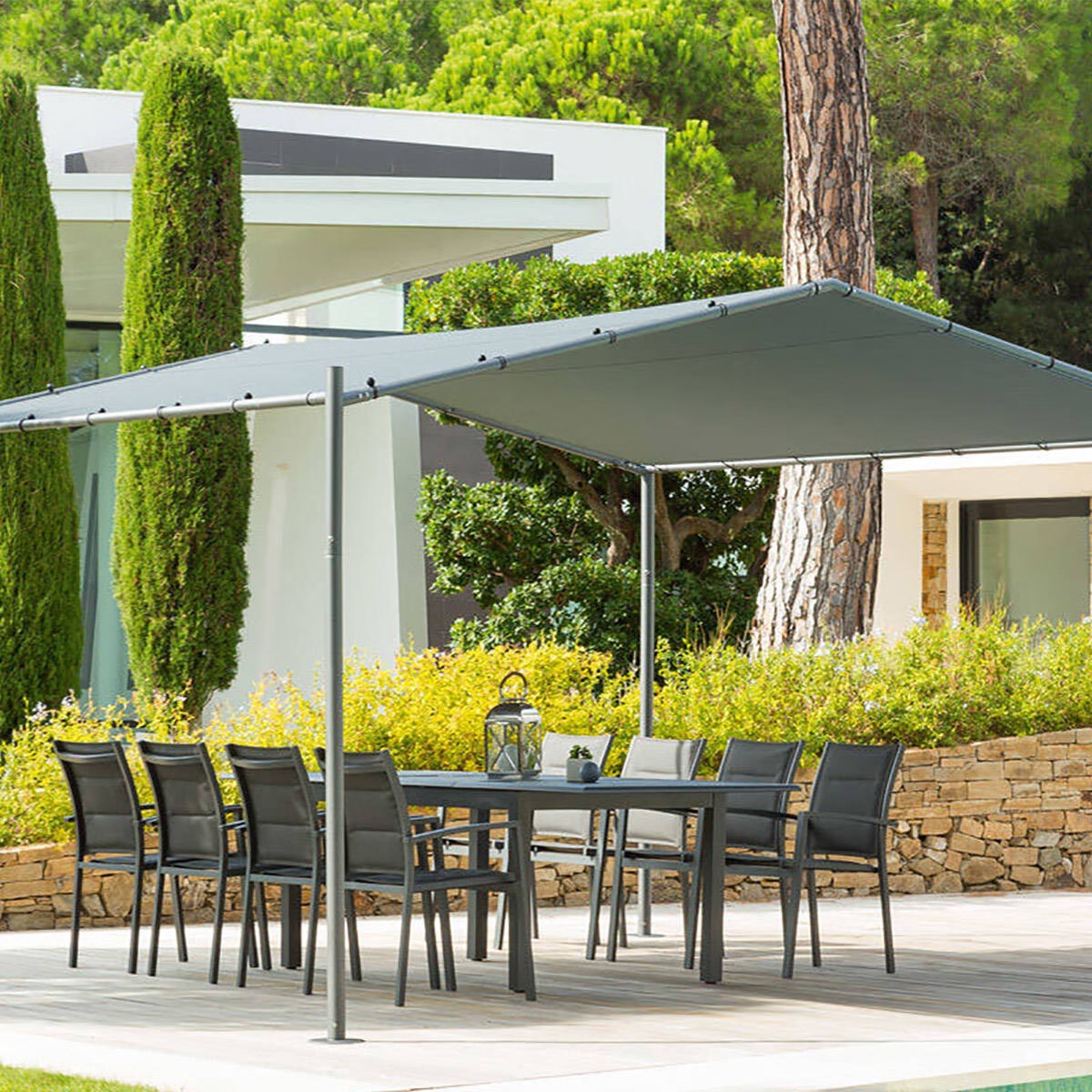gazebo certeli slate grey