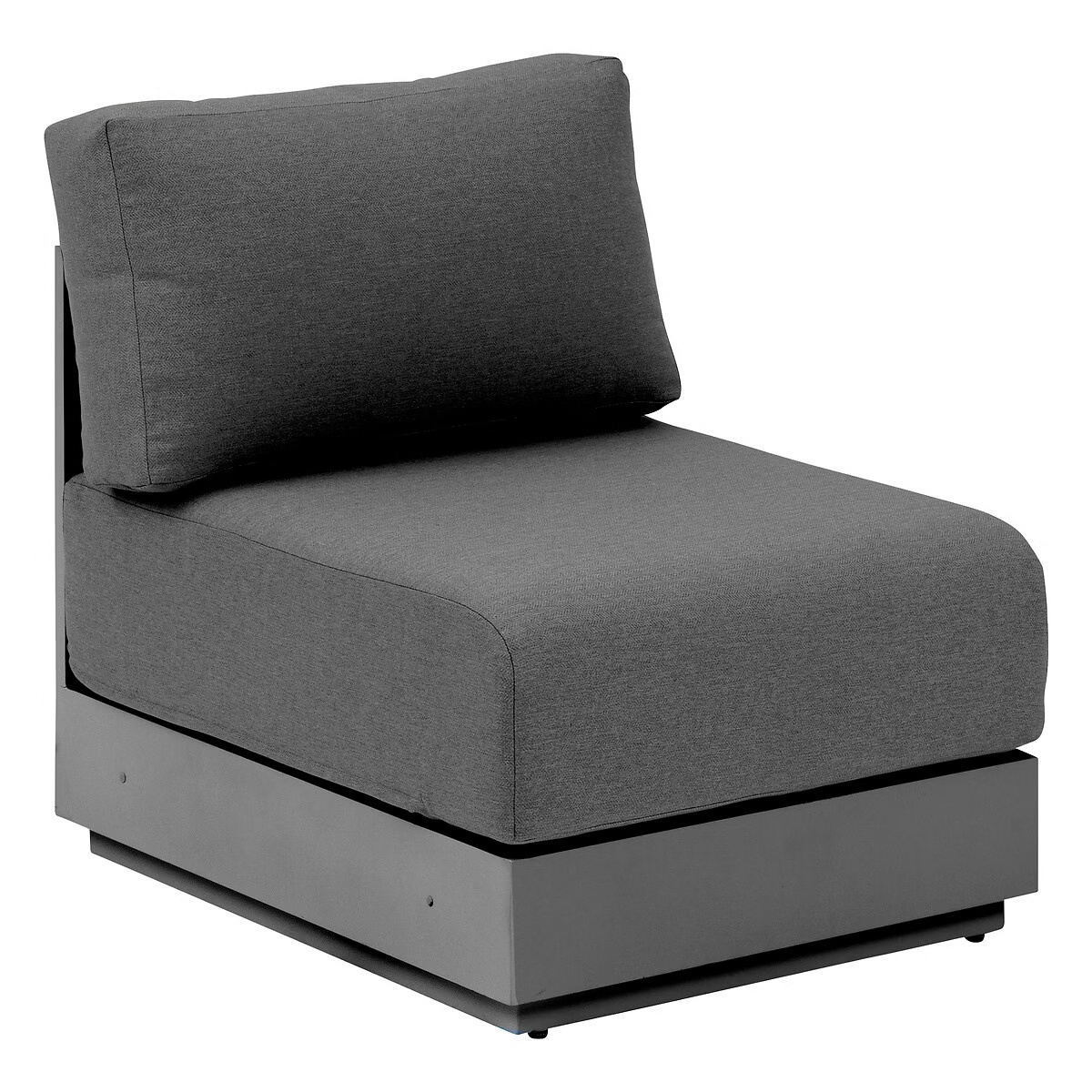 garden armchair allure graphite