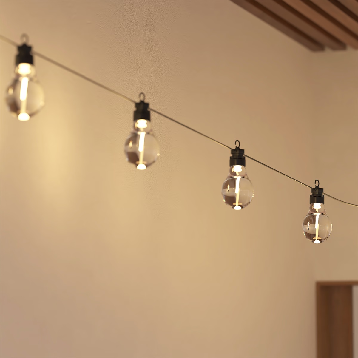 solar outdoor string lights