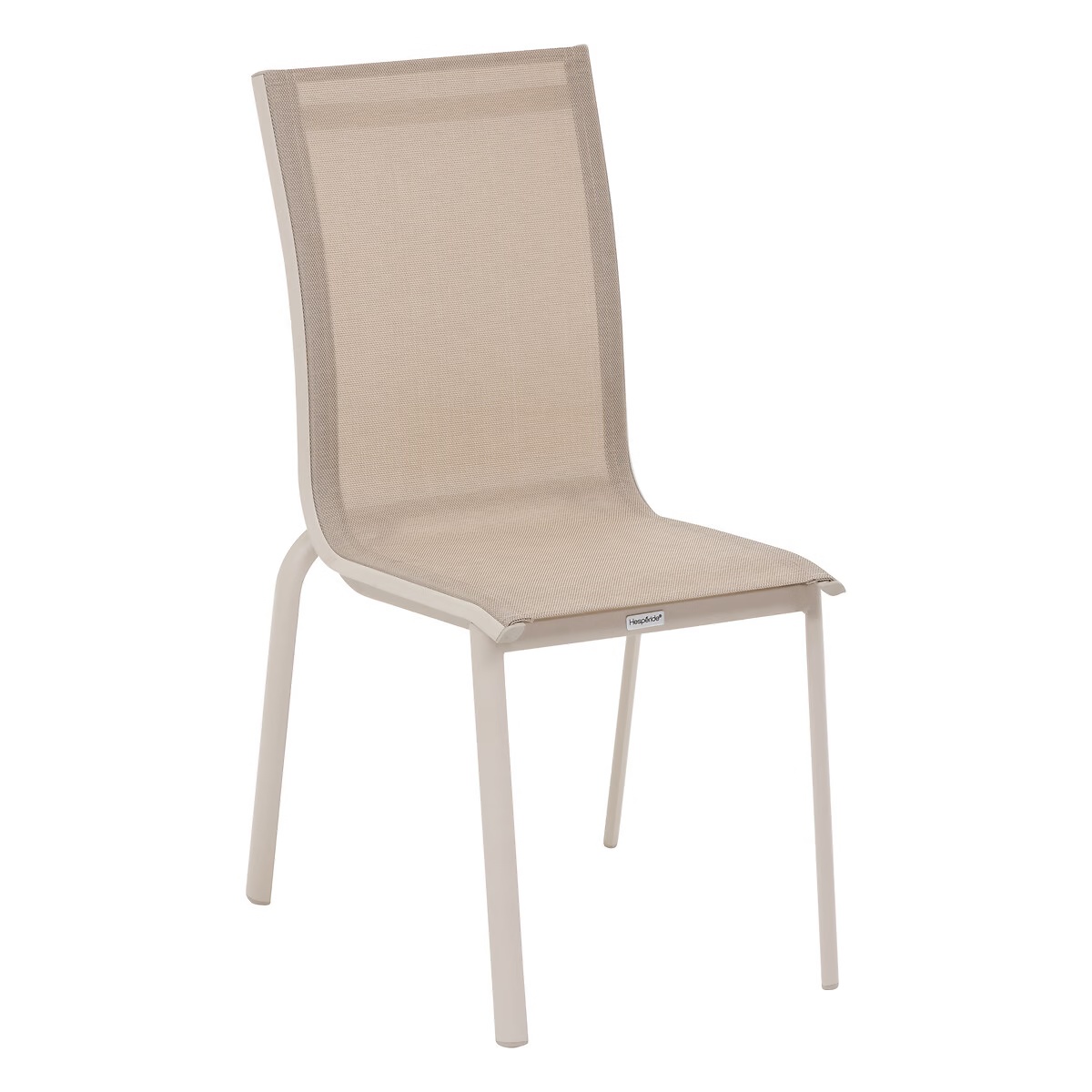 stacking garden chair axant linen clay