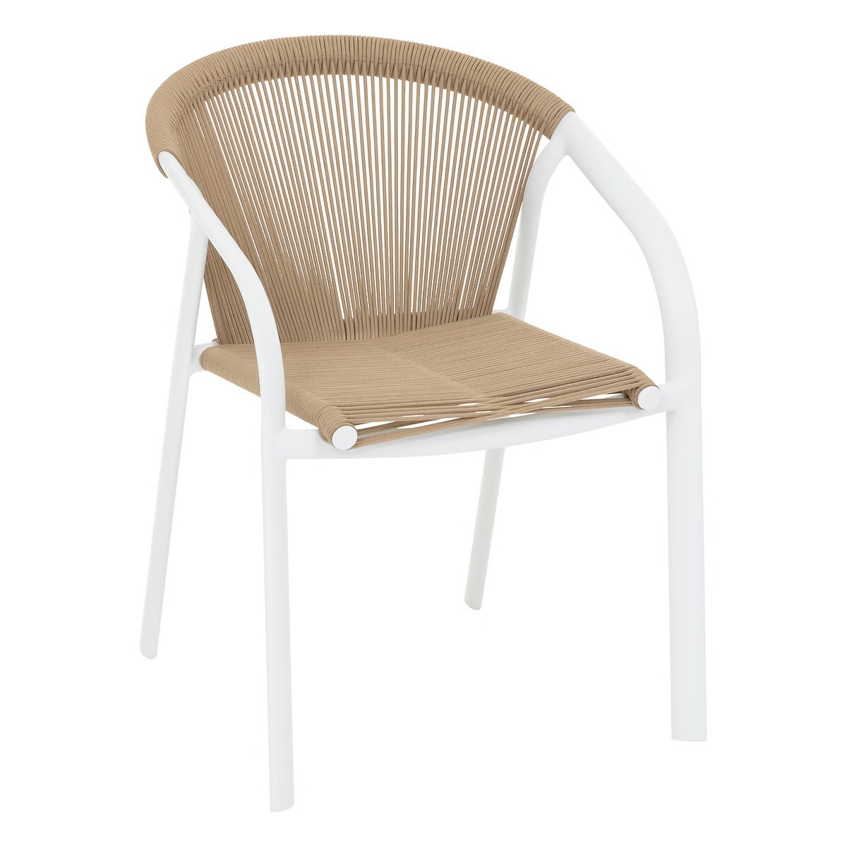 stacking garden armchair riu honey white