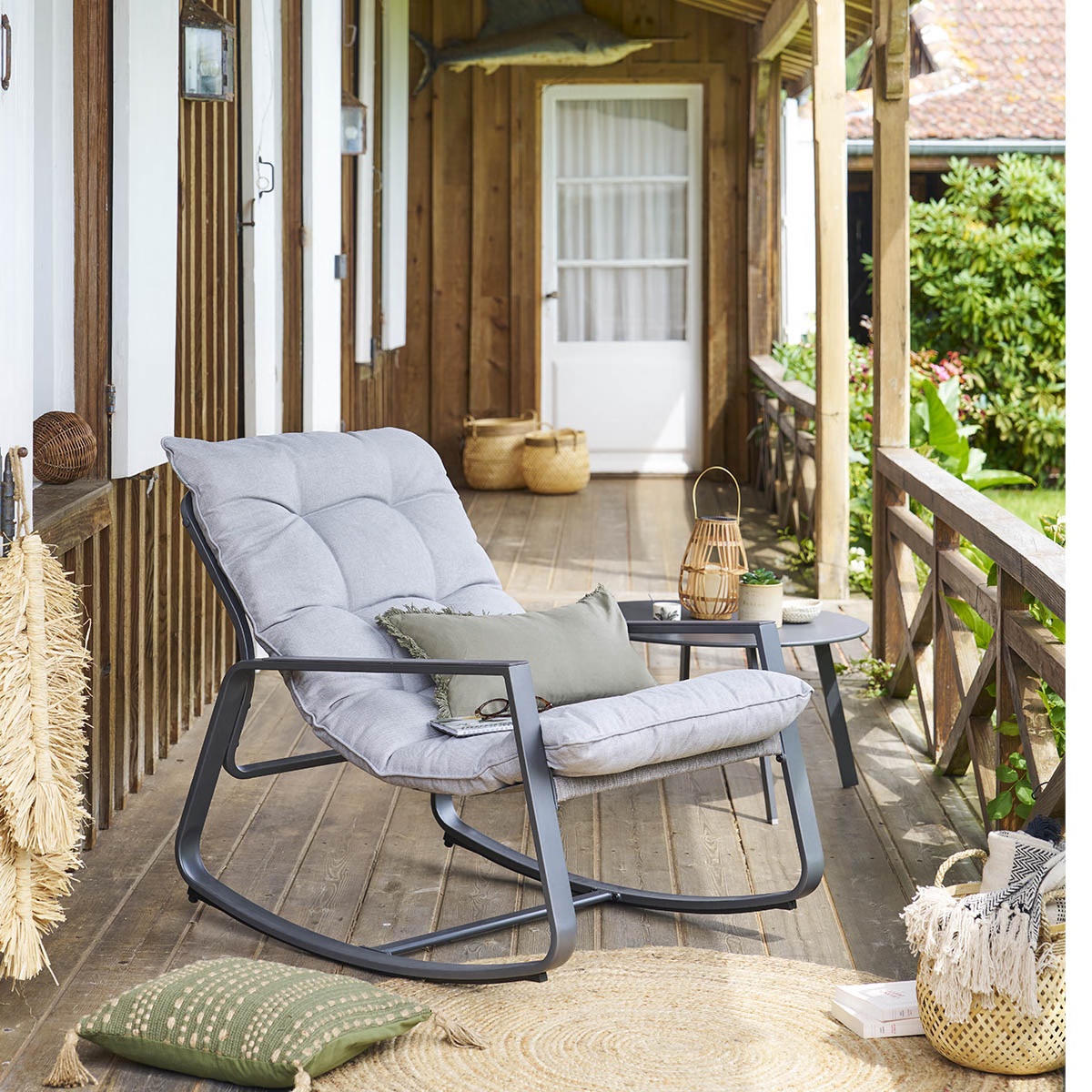 rocking chair felinio grey