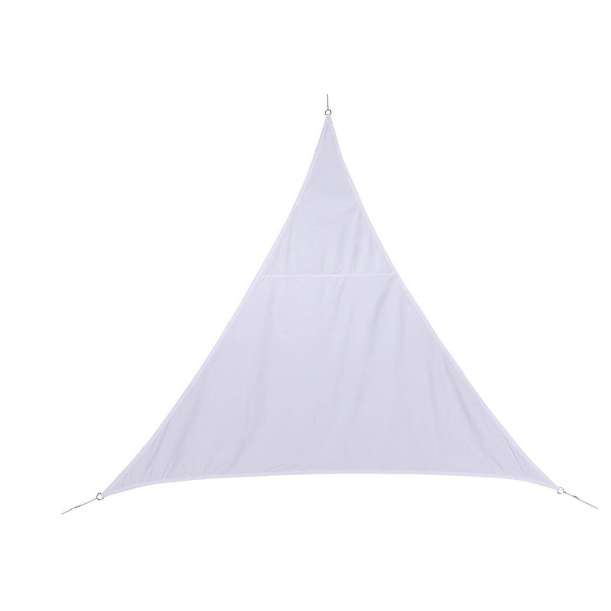 triangular sun shade curacao white