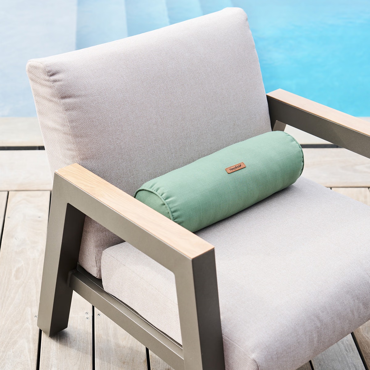 outdoor bolster korai olive green