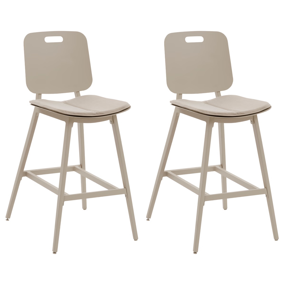 high garden chair terzano clay beige
