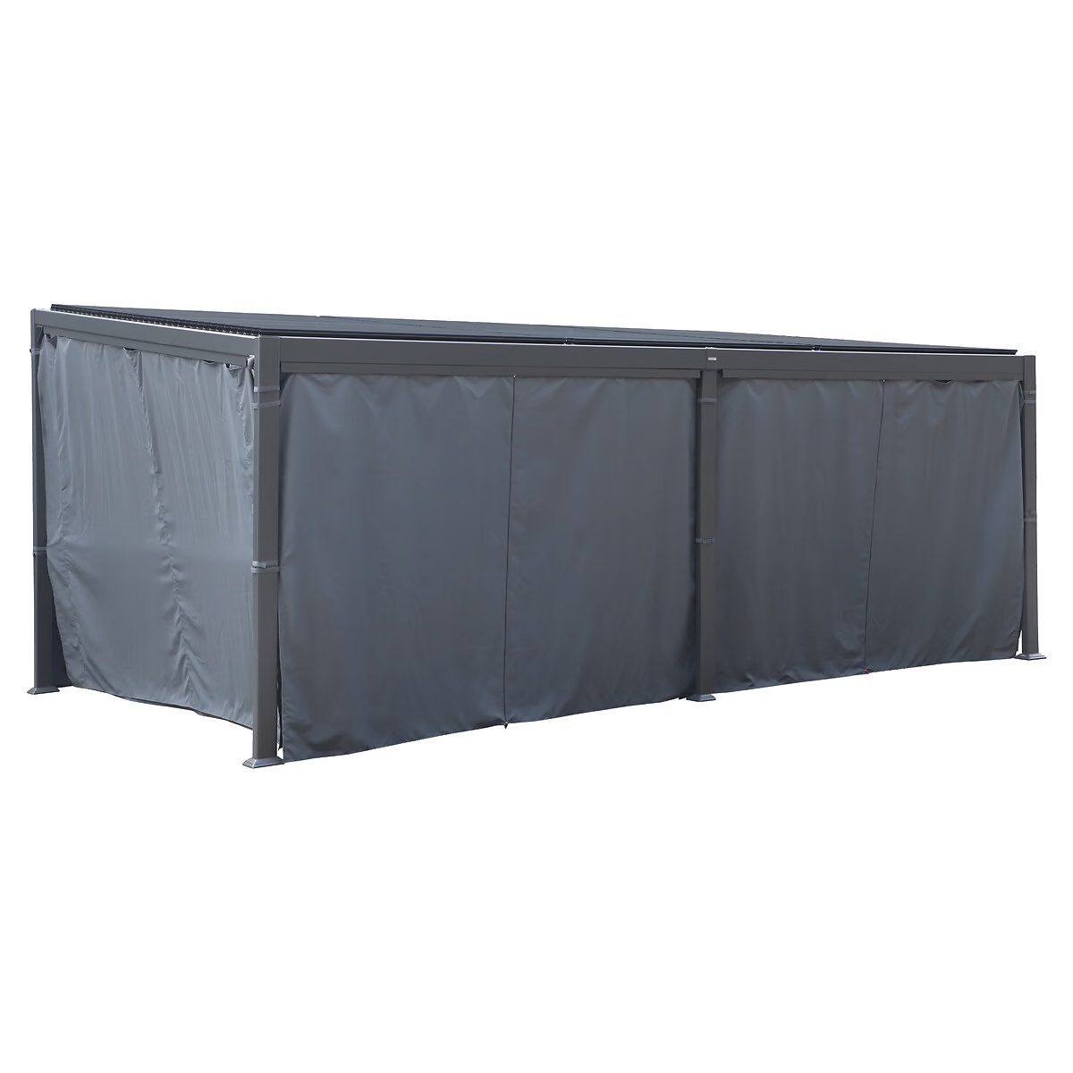 curtains for bioclimatic pergola avila slate