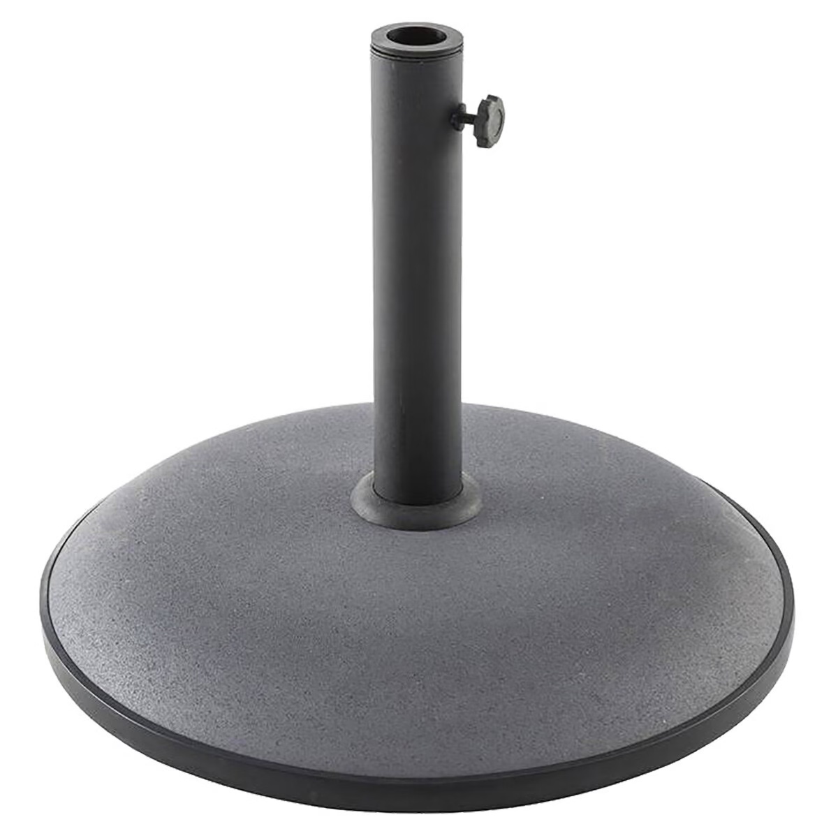 round parasol stand grey